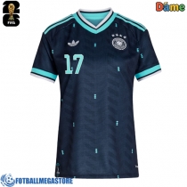 Fotballdrakt Dame Tyskland Florian Wirtz #17 Bortedrakt VM 2026 Kortermet